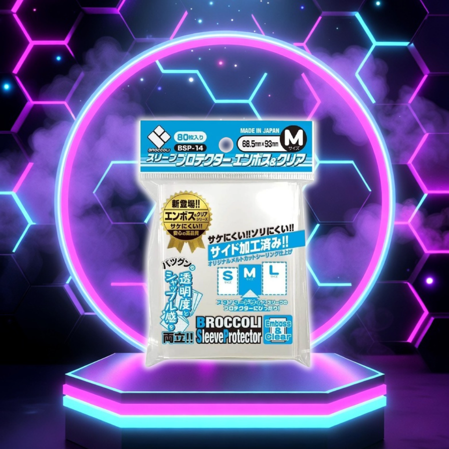【外層卡套】BSP-14 Emboss 浮雕一面透明 卡套 — Hachi TCG | Pokémon TCG 香港