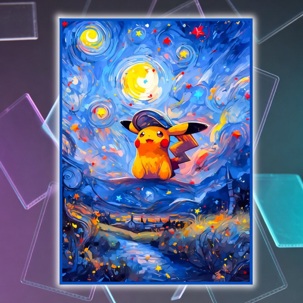 【裝飾卡套】星空比卡超 卡套 — Hachi TCG | 商品圖